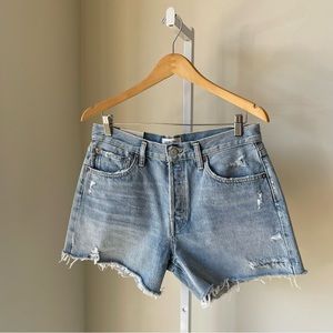 NWT AGOLDE Parker Long Vintage Short in Swapmeet
